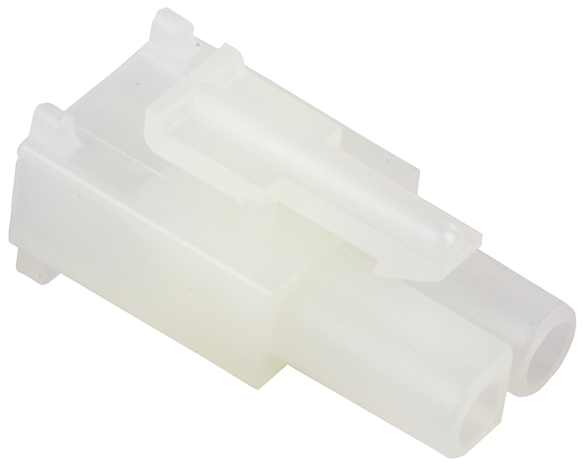 Molex, STANDARD .093" Female Connector Housing, 6.7mm Pitch, 2 Way, 1 Row