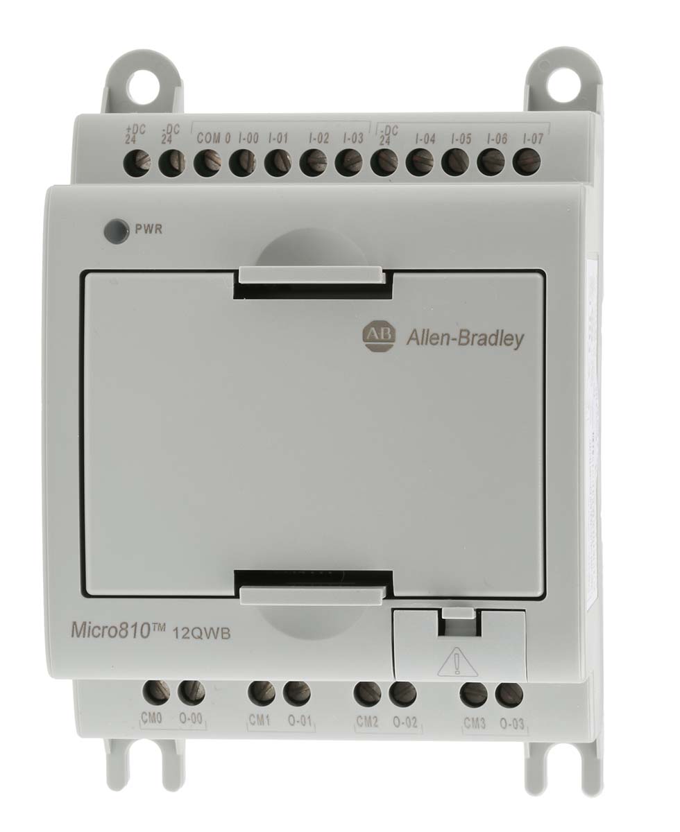 Allen Bradley Micro810 Series PLC CPU, Relay Output, 8-Input, Analogue, Digital Input