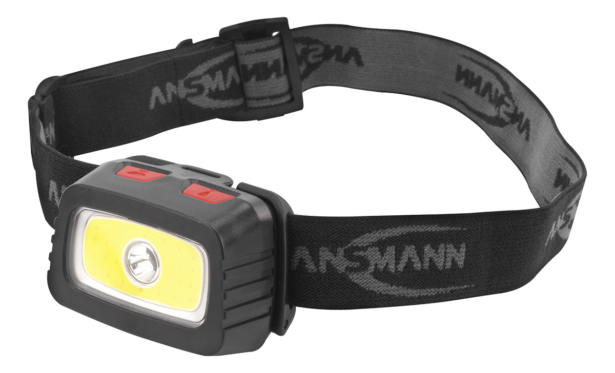 Ansmann LED HD200B Head Torch 185lm, 50 m Range