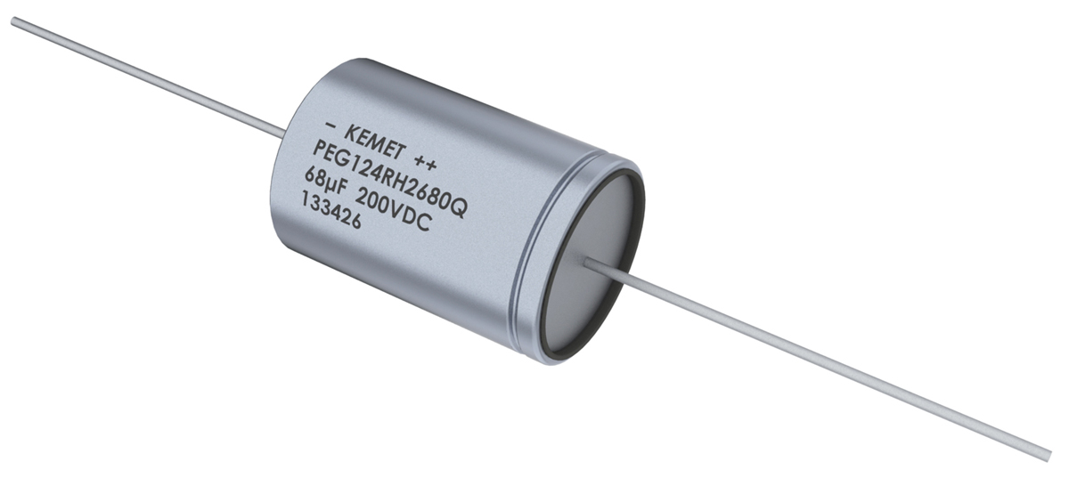 KEMET 33μF Aluminium Electrolytic Capacitor 400V dc, Axial, Through Hole - PEG124VJ2330QL1