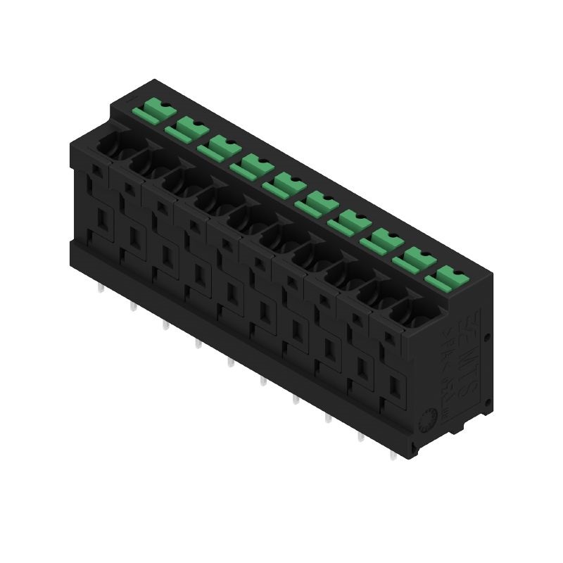 Weidmüller OMNIMATE4.0 Series PCB Terminal, 10-Contact, 5mm Pitch, PCB Mount, 1-Row, Snap In Termination