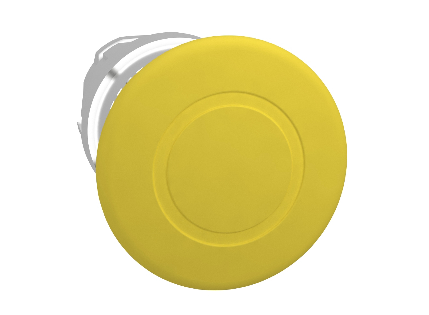 Schneider Electric Harmony XB4 Series Yellow Latching Push Button, 22mm Cutout