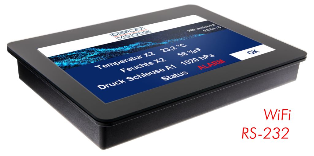 Display Visions EA HMI Series HMI Touch-Screen HMI Display - 4.3 in, TFT Display, 480 x 272pixels