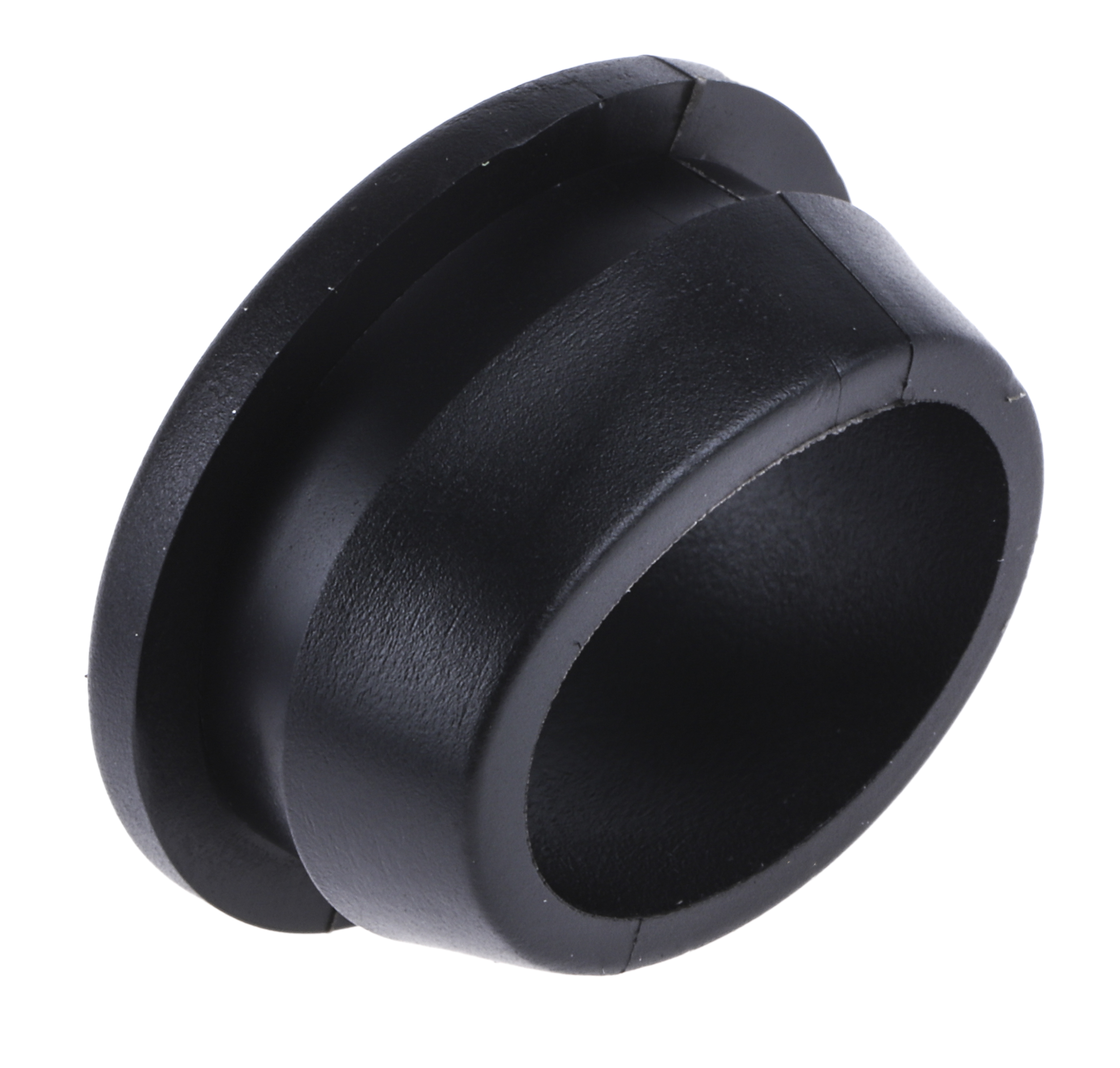 RS PRO Black PVC 16mm Cable Grommet for Maximum of 12mm Cable Dia.