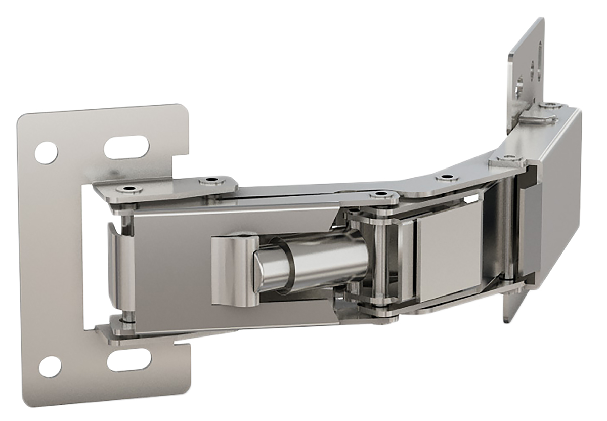 Pinet Steel Concealed Hinge, Screw Fixing, 52mm x 112mm x 81mm