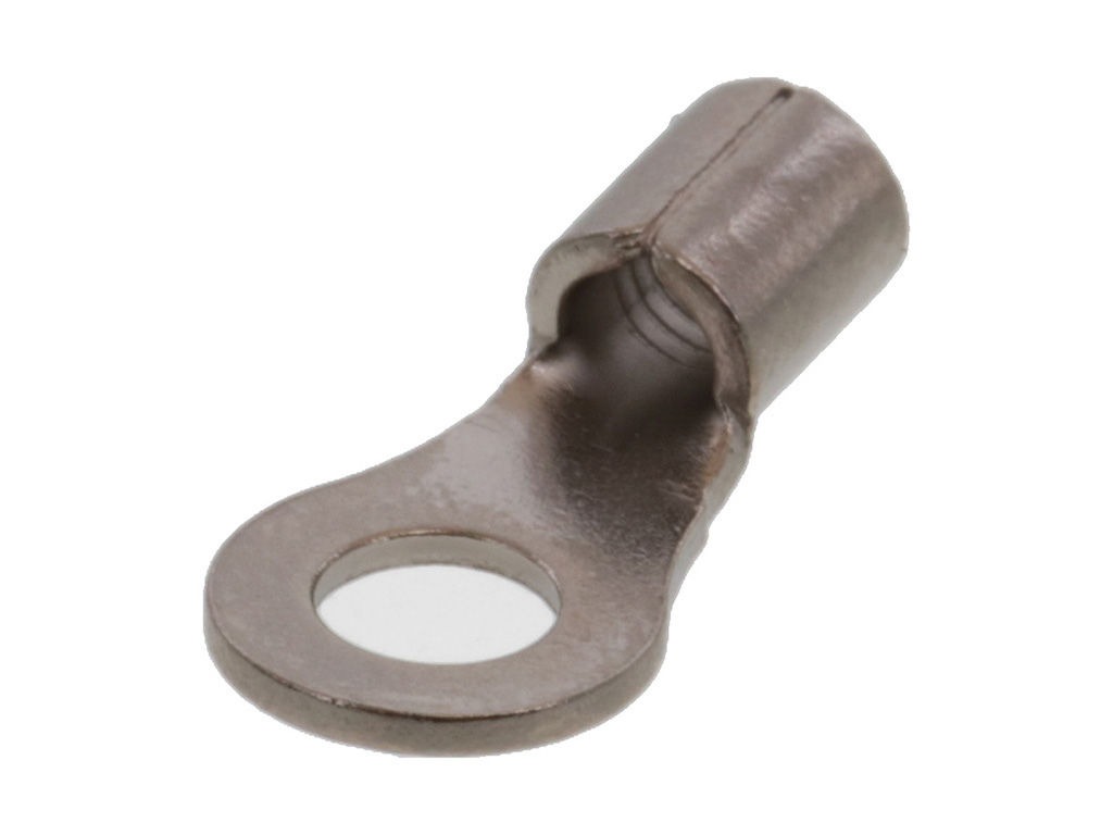 Molex, 19203 Uninsulated Ring Terminal, 8 (M4) Stud Size, Grey
