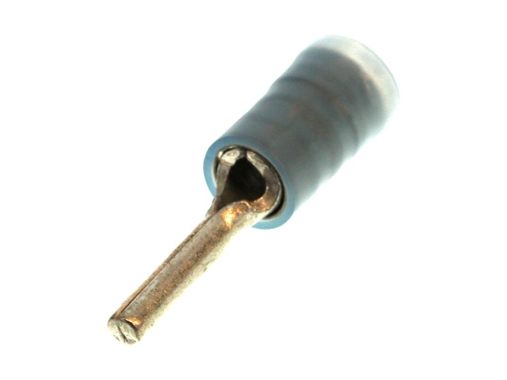 Molex, 19213 Yes, Tin Crimp Pin Connector, 16AWG to 14AWG, 9.40mm Pin Length, Blue