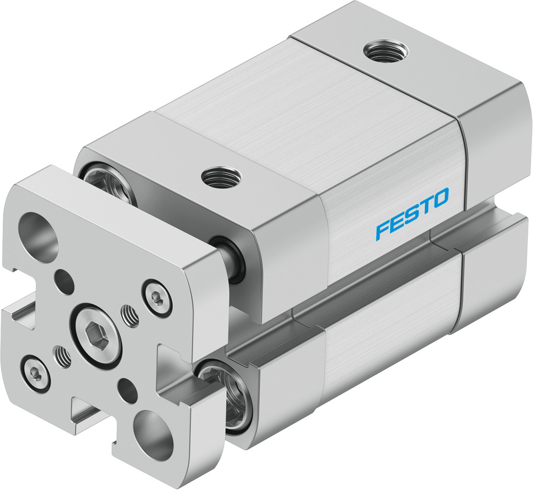 Festo Pneumatic Compact Cylinder - 554213 16 mm Bore, 10 mm ADNGF-16-10-P-A Series, Double Acting Acting