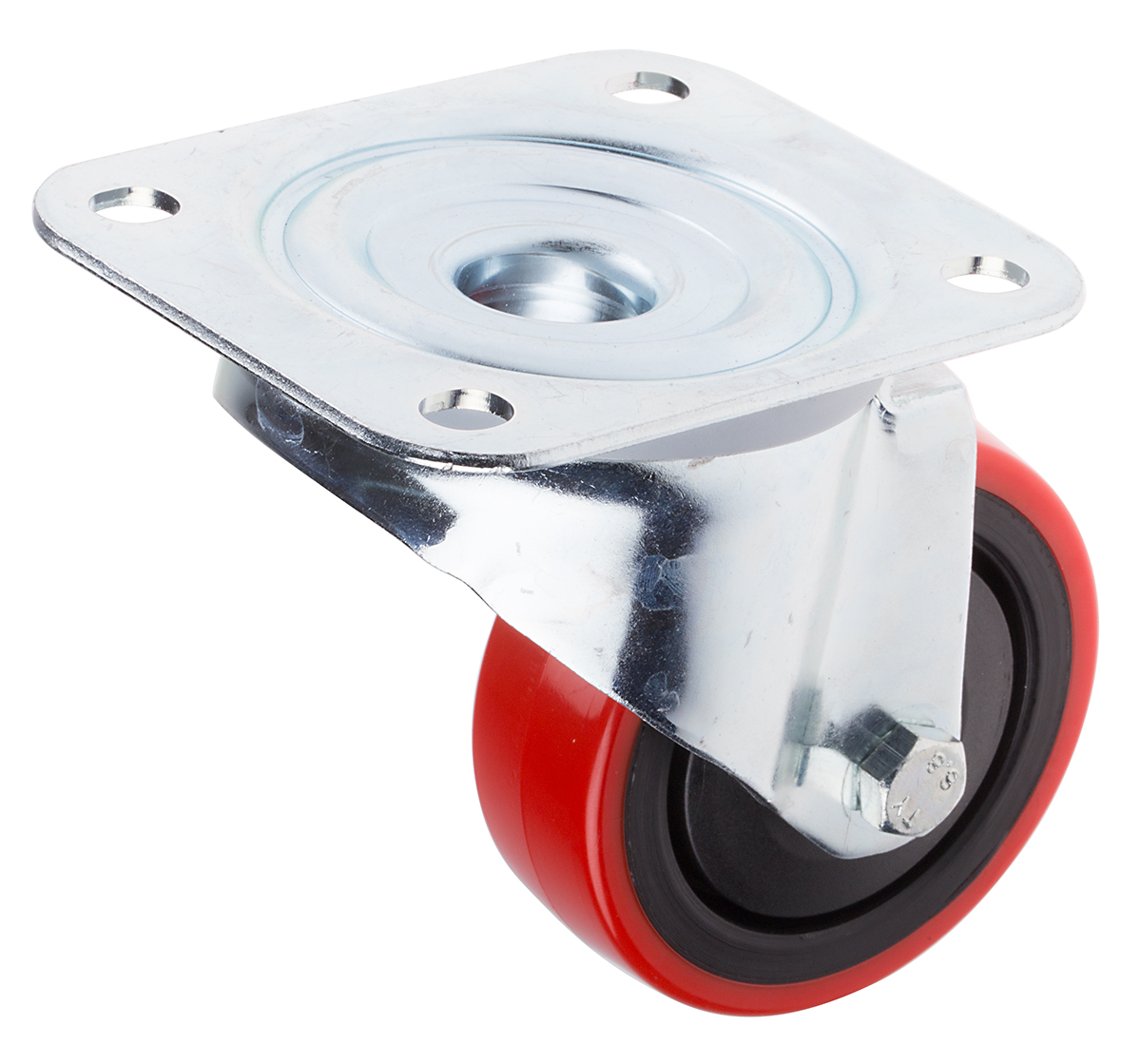 RS PRO Swivel Castor Wheel, 90kg Capacity, 80mm Wheel