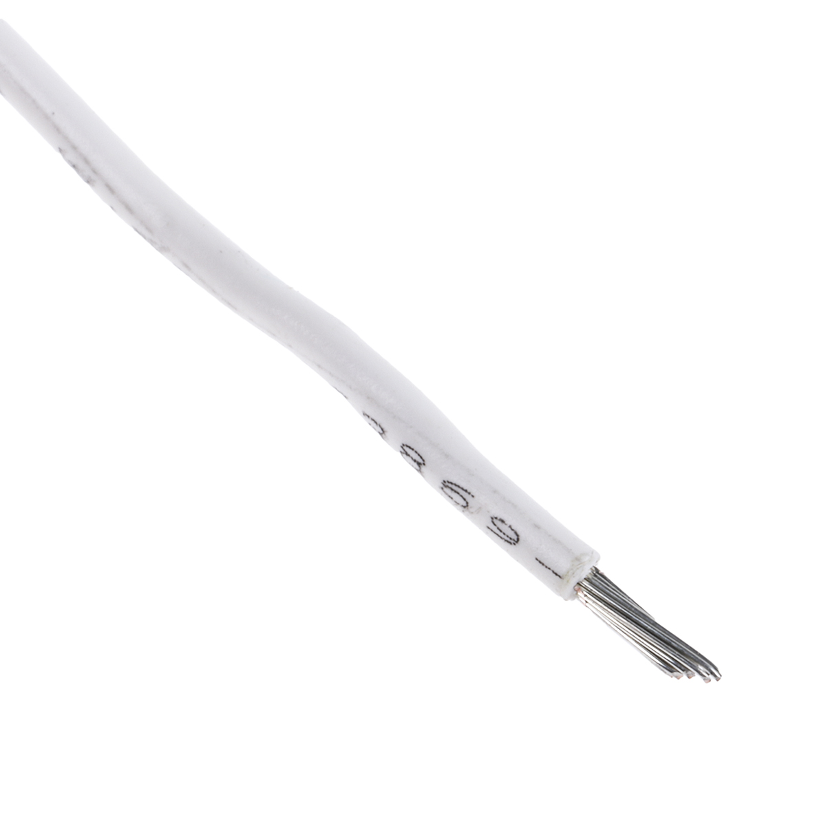 Alpha Wire Hook-up Wire PVC Series White 0.81 mm² Hook Up Wire, 18 AWG, 16/0.25 mm, 305m, PVC Insulation, 3055 WH001