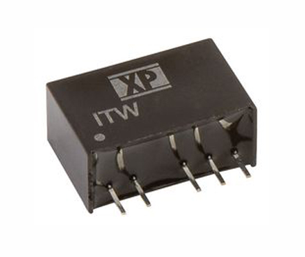 XP Power ITW DC-DC Converter, 24V dc/ 42mA Output, 4.5 → 9 V dc Input, 1W, Through Hole, +105°C Max Temp -40°C
