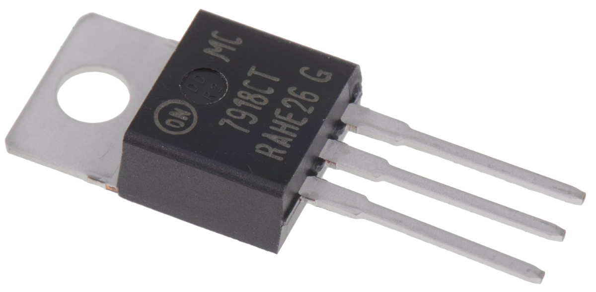 onsemi MC7918CTG, Voltage Regulator -35V TO-220 3-Pin