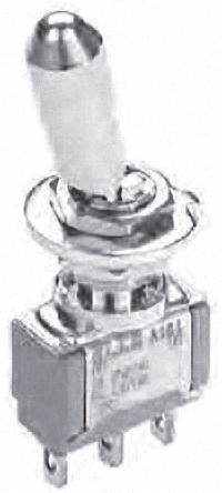 TE Connectivity Toggle Switch, Panel Mount, On-On, SPDT, Solder Terminal