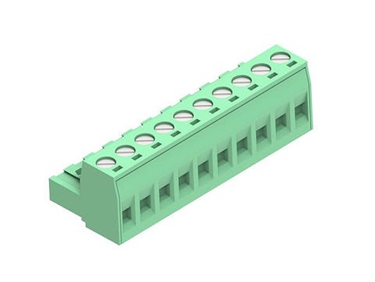 Molex, 5.08mm Pitch, 39530, 10 Way, Horizontal, Pluggable Terminal Block, Plug, 395305010