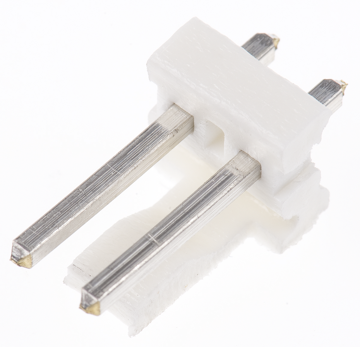 TE Connectivity MTA-156 Series Straight Through Hole Pin Header, 2 Contact(s), 3.96 mm Pitch, 1 Row, Unshrouded