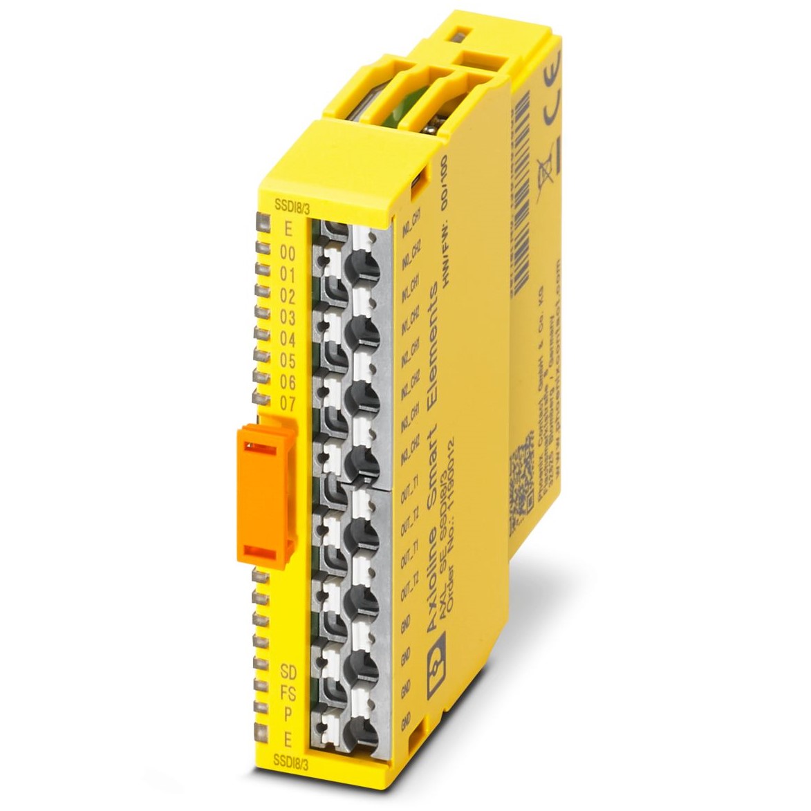 Phoenix Contact AXL SE SSDI8/3 Series Safety Module, 4 / 8 Inputs, 24 V dc