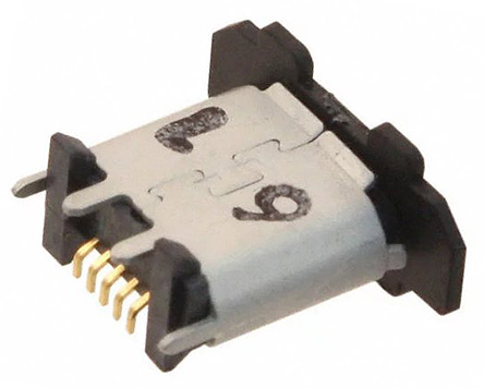 Hirose Straight, SMT, Socket Type B 2.0 USB Connector