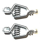 Mueller Electric Crocodile Clip, Zinc-Plated Steel Contact, 25A