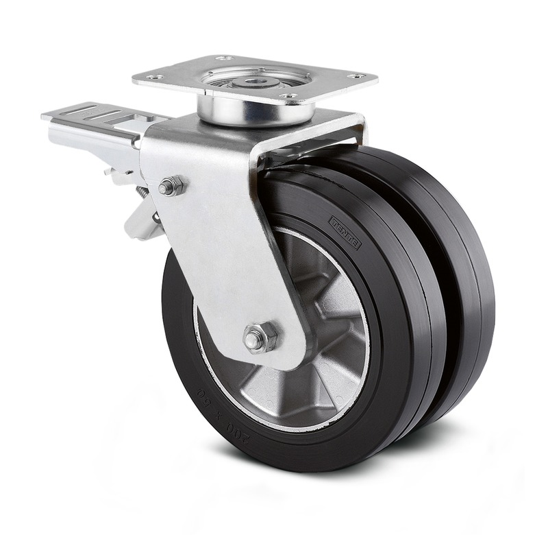 Tente Castor Wheel, 40kg Capacity, 200mm Wheel