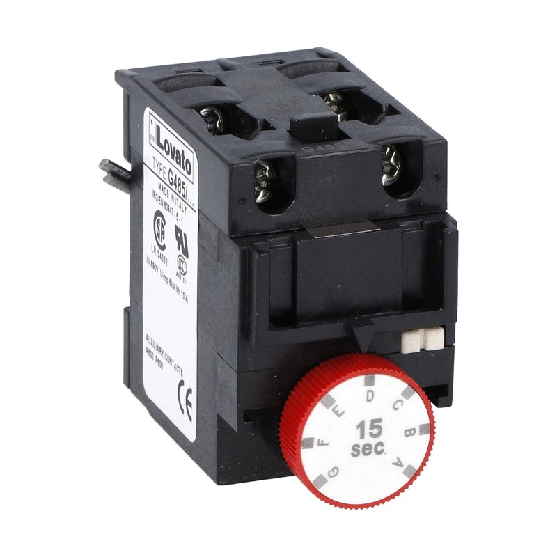 Lovato Auxiliary Contact, 2 Contact, 1NO + 1 NC, Front Mount, BF G485