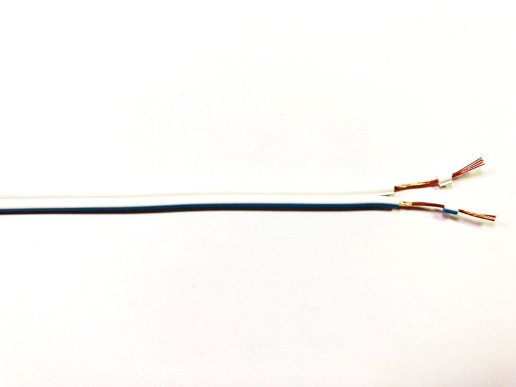 RS PRO 0.5 mm² 2 Core Power Cable PVC, 100m