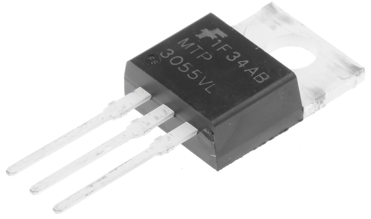 onsemi MTP3055VL Type N-Channel MOSFET, 12 A, 60 V Enhancement, 3-Pin TO-220