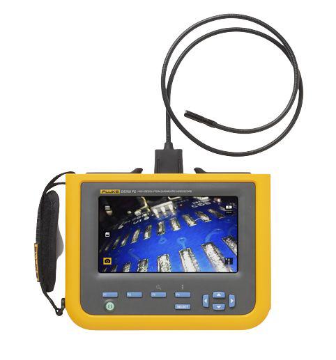 Fluke FLK-DS703 FC 8.5mm probe Videoscope, 1.2m Probe Length, 1280 x 720pixels Resolution, LED Illumination, Elastomer