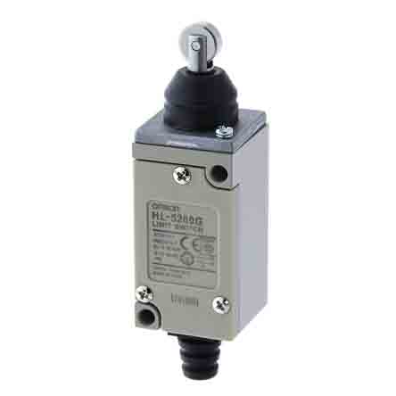 Omron HL-5000 Series Roller Plunger Limit Switch, 1NC/1NO, IP65, 5A Max