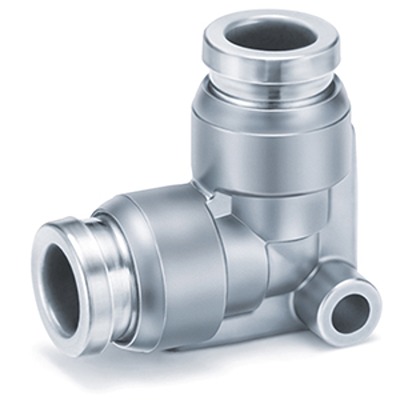 SMC KQB2 Series Branch Union Elbow, 4 mm to 4 mm, Tube-to-Tube Connection Style, KQB2L04-00