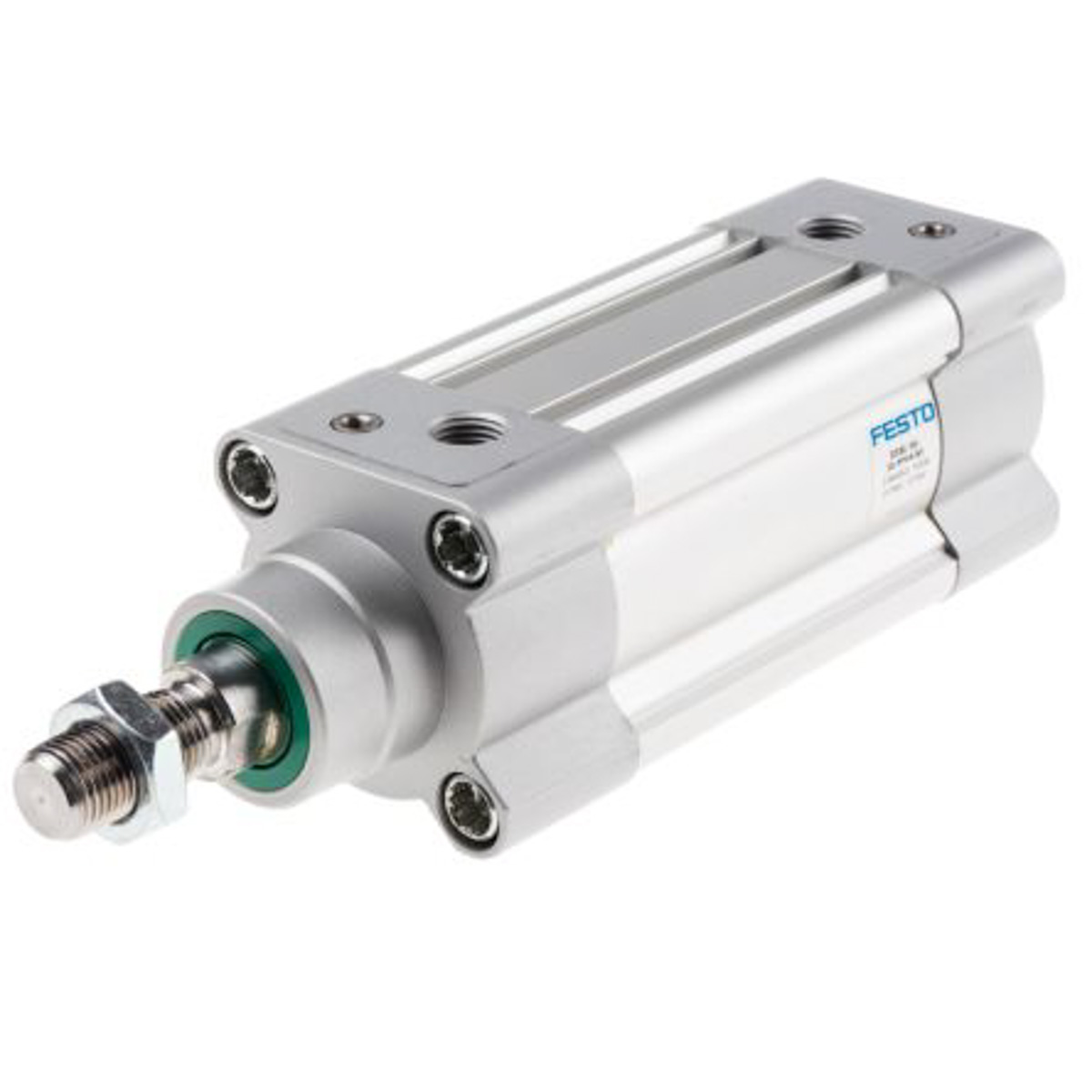 Festo Pneumatic Piston Rod Cylinder - 2098972 50 mm Bore, 60 mm DSBC Series, Double Acting Acting