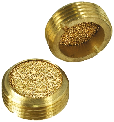 Legris 0677 Brass 12bar Pneumatic Silencer, Threaded, G 3/4 Male