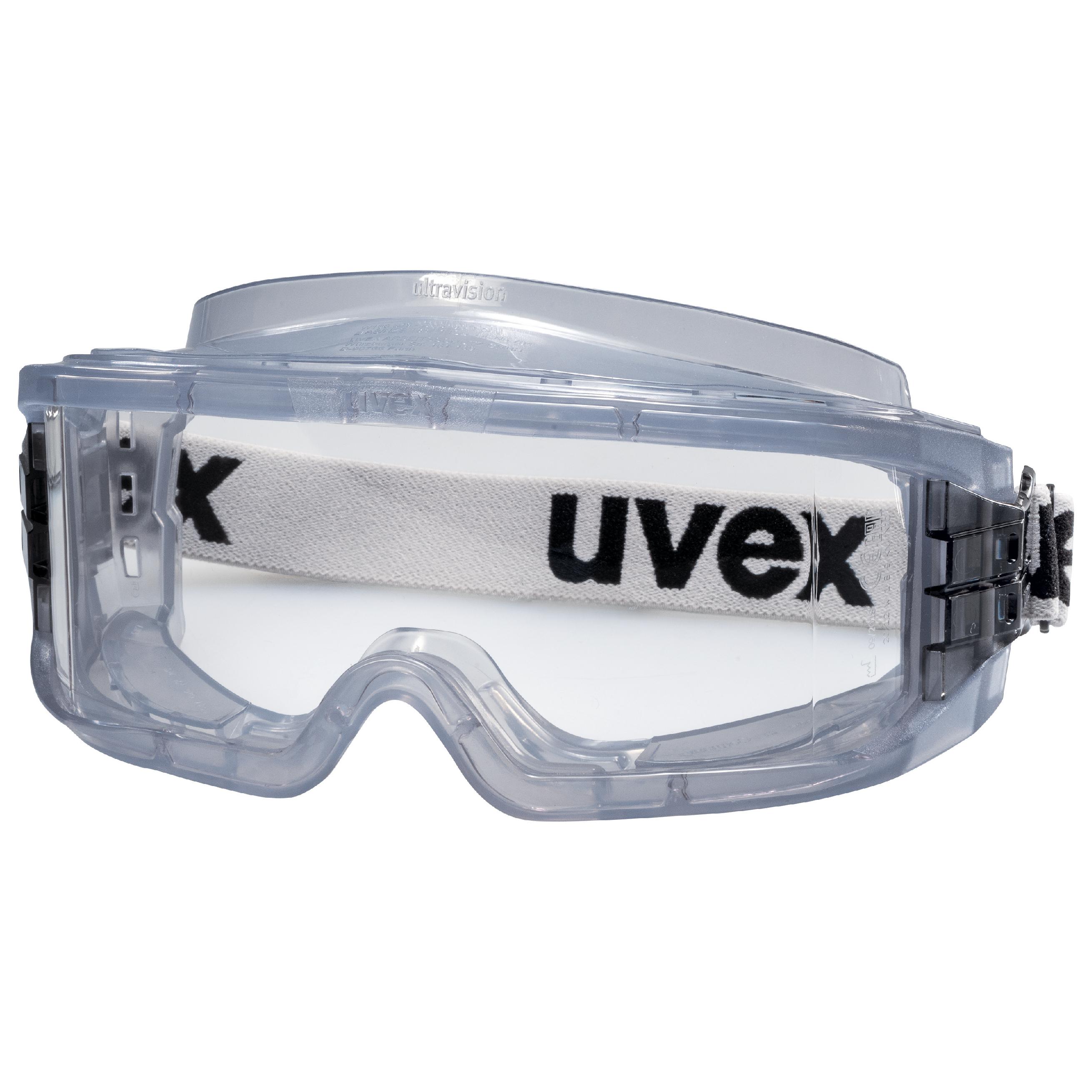 uvex ultravision sv plus, Scratch Resistant Anti-Mist Safety Goggles with Clear Lenses
