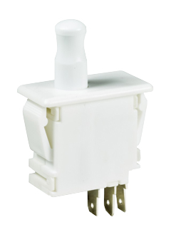 C & K Door Micro Switch, Plunger, SPDT 100 mA @ 125 / 250 V ac, -40 → +85°C