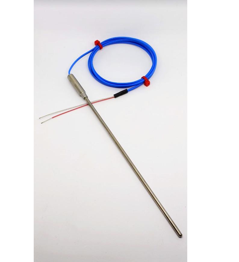 RS PRO Type K Mineral Insulated Thermocouple 150mm Length, 1.5mm Diameter → +1100°C