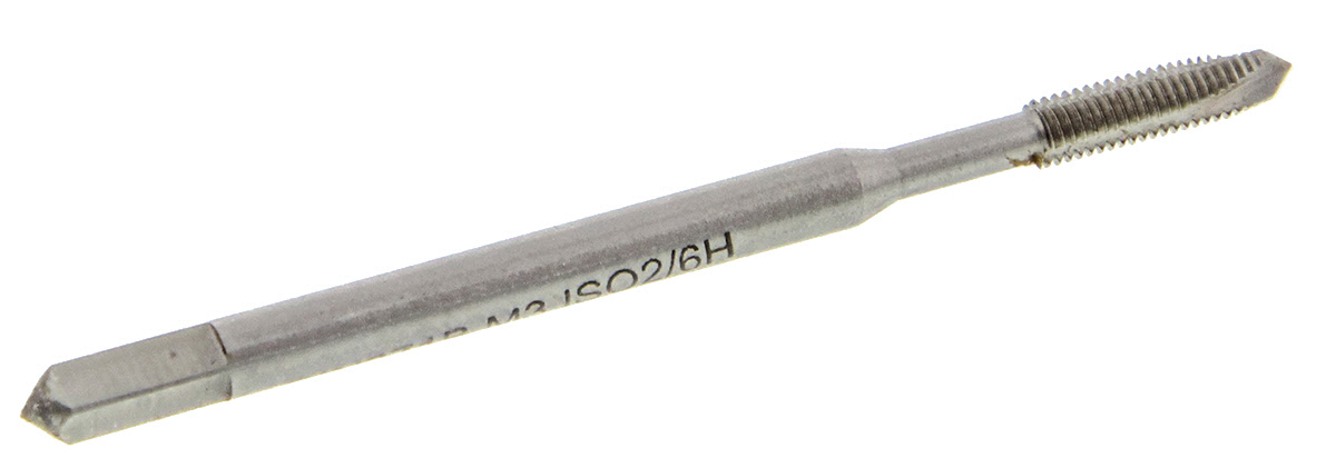 EVENTUS Threading Tap HSS-G 1-Piece 0.5mm Pitch Metric Standard Machine Tap M3 Thread