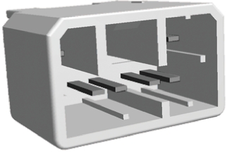 TE Connectivity MULTILOCK 070 Series Straight Through Hole Mount PCB Socket, 8-Contact, 2-Row, 3.5mm Pitch, Solder