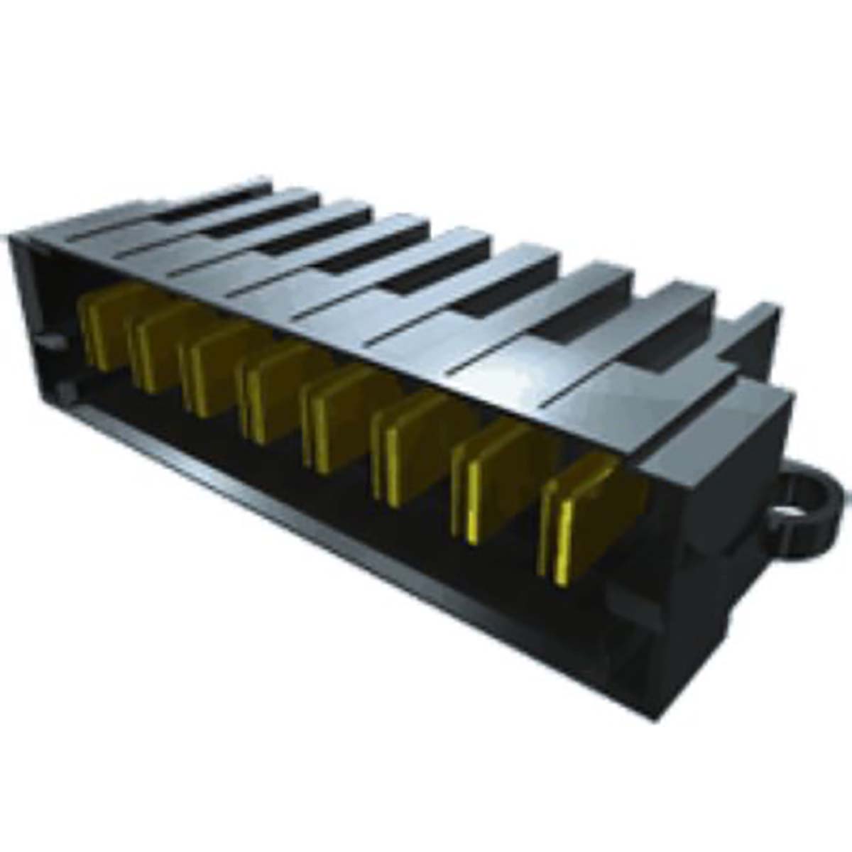 Samtec MPT Series Straight Through Hole PCB Header, 6 Contact(s), 5 mm Pitch, 2 Row, Shrouded