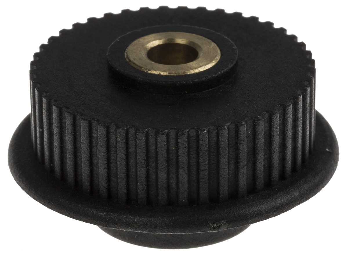 RS PRO Timing Belt Pulley, Brass, Glass Filled PC 6mm Belt Width x 2mm Pitch, 44 Tooth