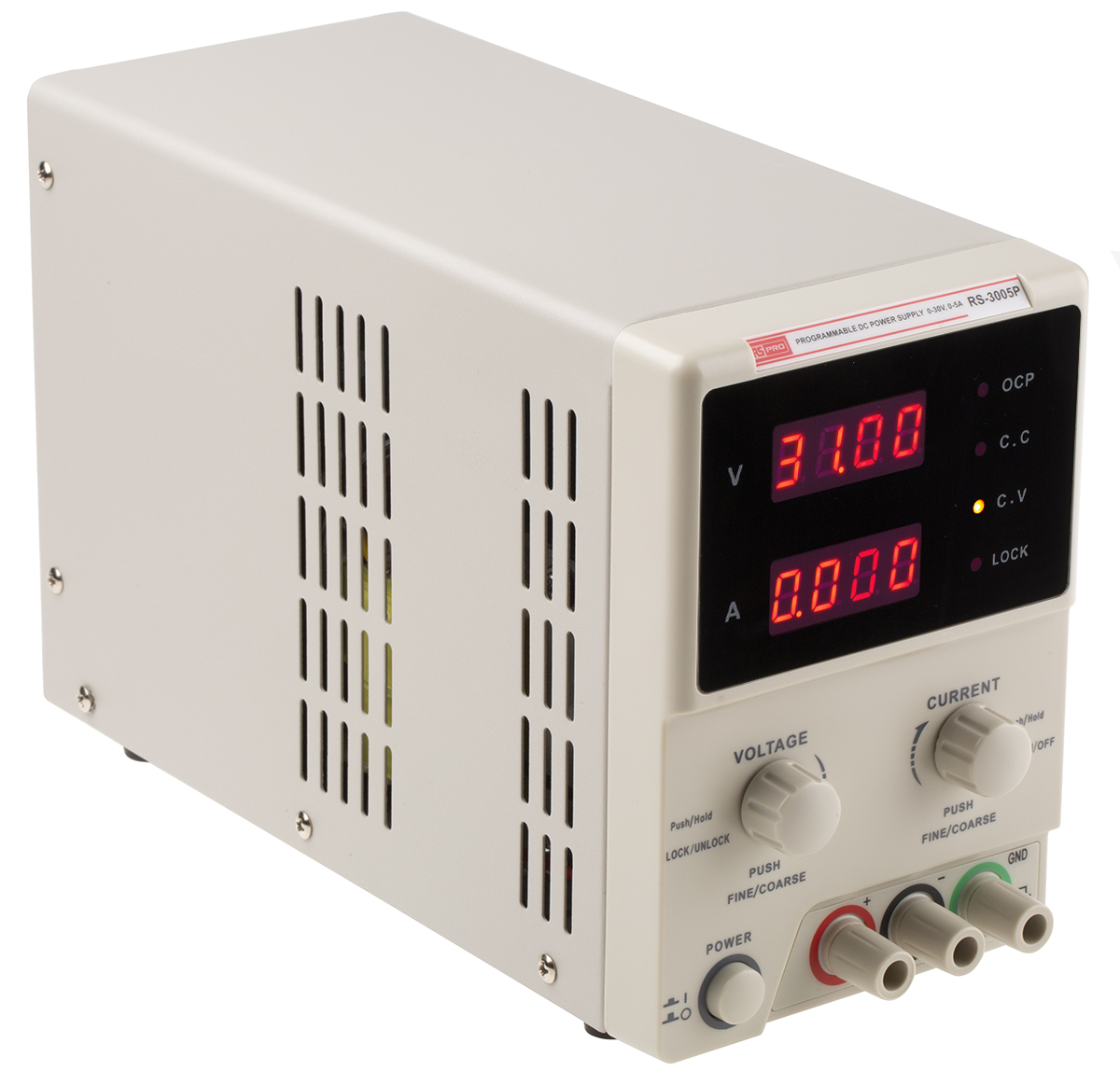RS PRO Digital Bench Power Supply, 0 → 30V, 0 → 5A, 1-Output, 150W - RS Calibrated