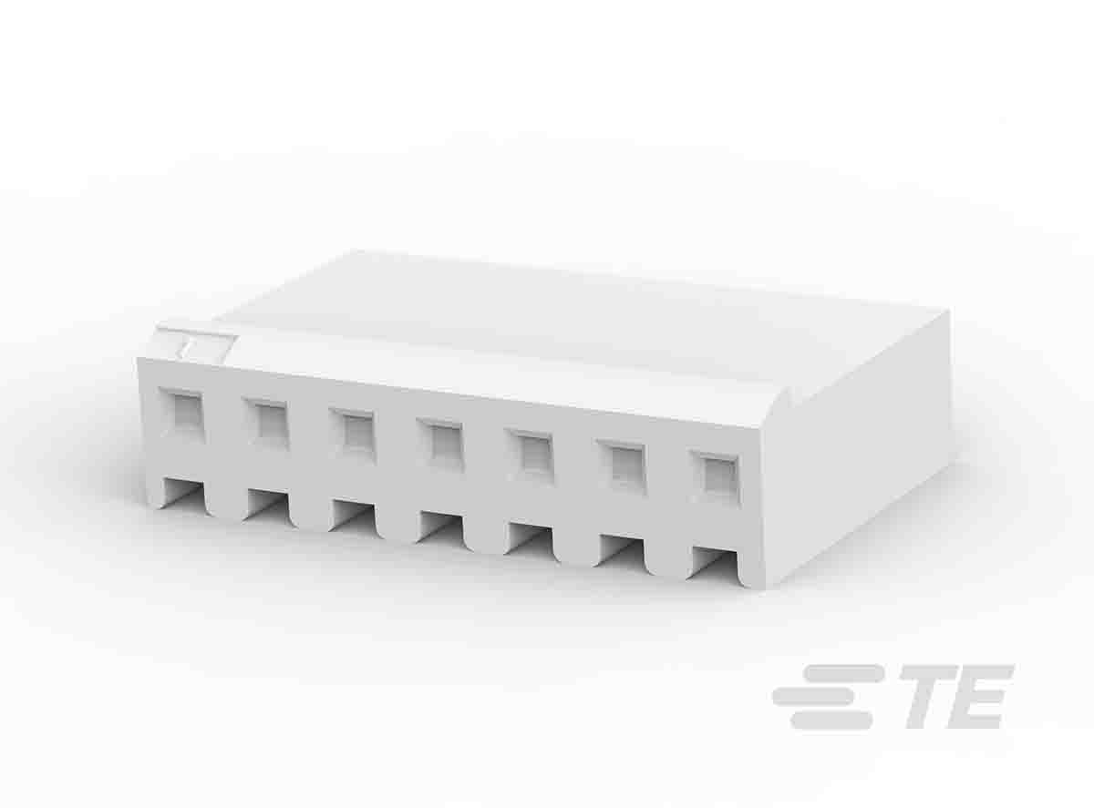 TE Connectivity, SL-156 Female PCB Connector Housing, 3.96mm Pitch, 7 Way, 1 Row
