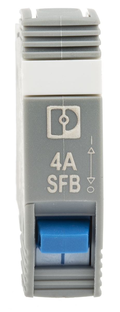 Phoenix Contact TRABTECH Thermal Circuit Breaker - CB TM1 4A SFB P  Single Pole 50V dc Voltage Rating, 4A Current Rating