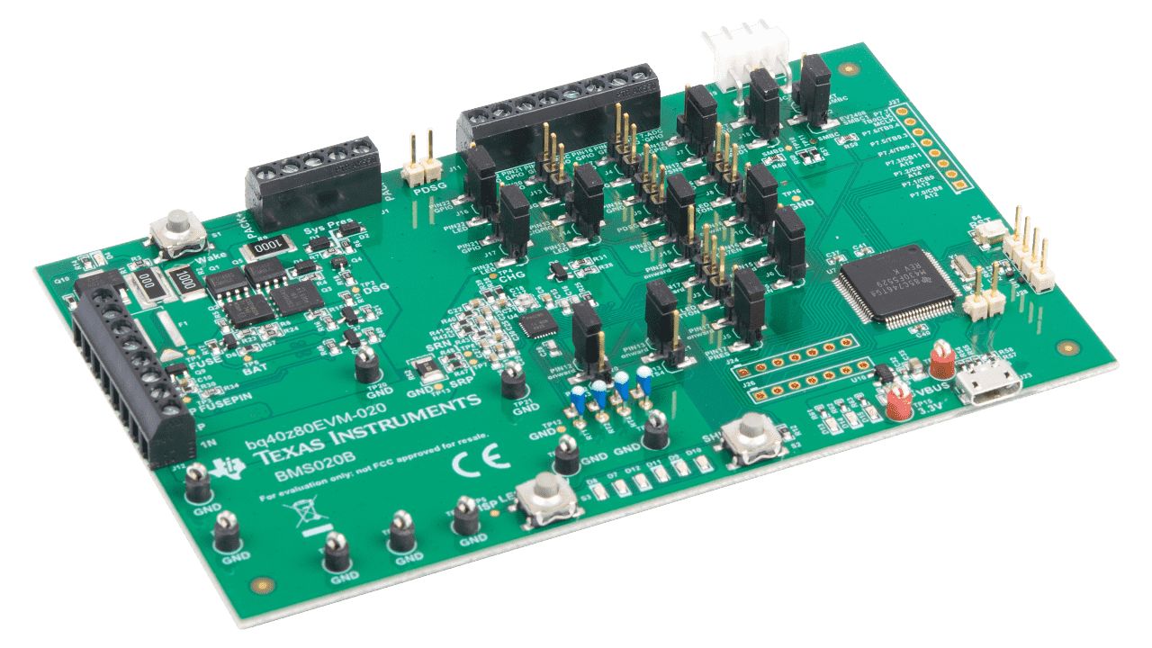 Texas Instruments Power Management IC Development Kit Lithium-ion/Lithium-Polymer Battery Power Management for BQ40Z80