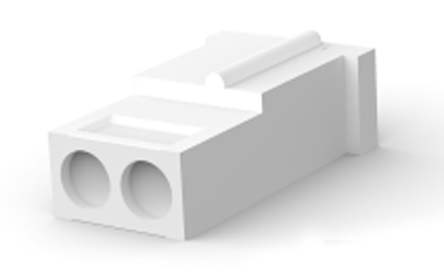 TE Connectivity Male Connector Housing, 5.08mm Pitch, 2 Way, 1 Row