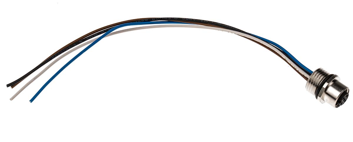 Hirschmann Female 4 way M12 to Free End Sensor Actuator Cable, 0.2 m