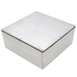 Deltron Enclosure, IP68, Flanged, 251 x 251 x 99mm