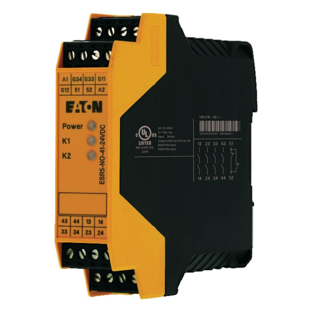 Eaton ESR5 EP-4010 Safety Relay 24V dc, Single Channel