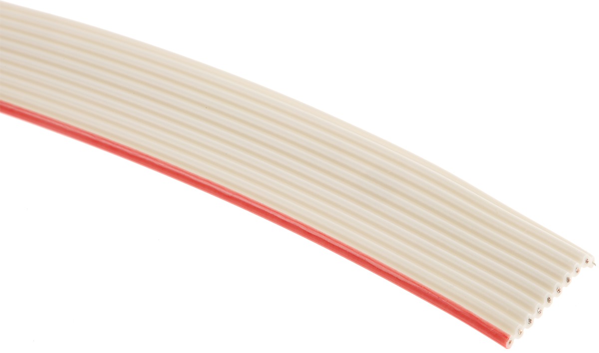 HARTING Flat Ribbon Cable, 10-Way, 1.27mm Pitch, 30m Length