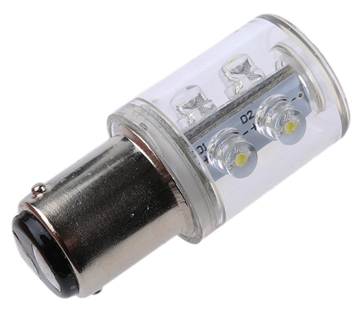 RS PRO White, BA15d 130 V ac