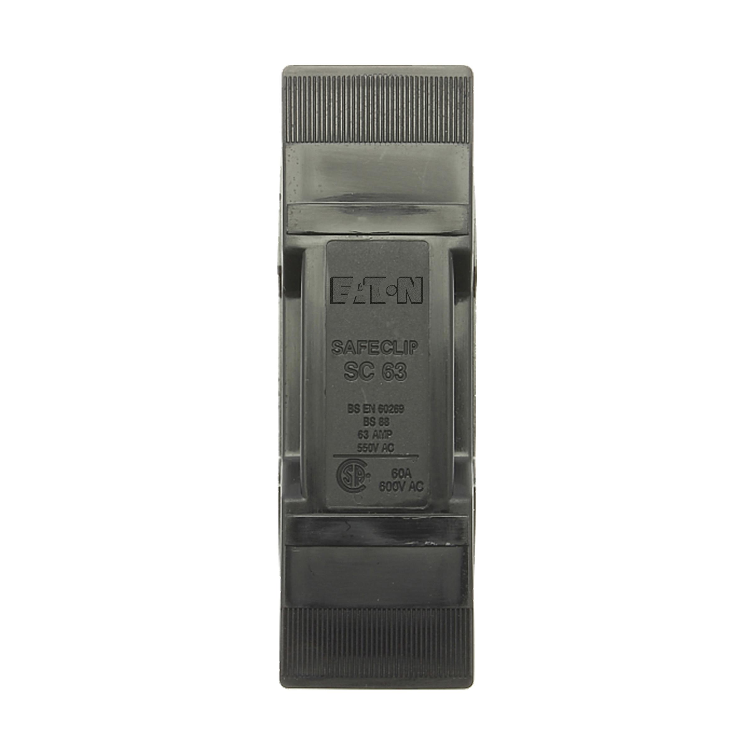 Eaton 63A Rail Mount Fuse Holder for F2 Fuse, 1P, 550V ac