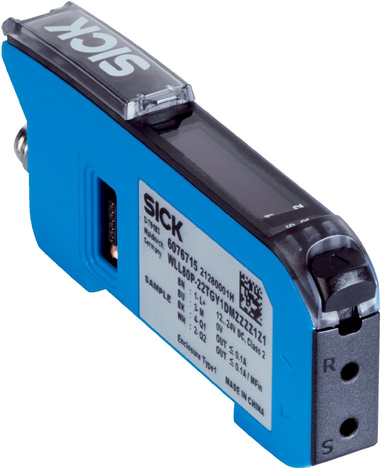SICK Fibre Optic Sensor, PNP/NPN Output, IP54, 12 → 24 V dc